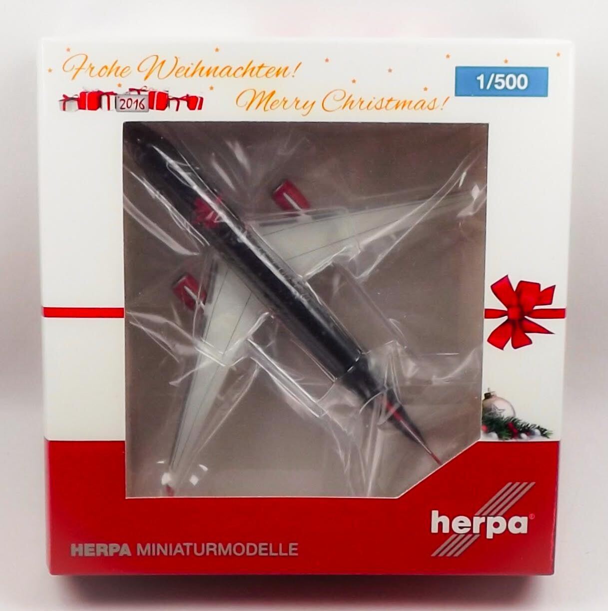 Herpa Wings 529457 Airbus A350-941 'Christmas 2016' 1/500 Scale Diecast Model