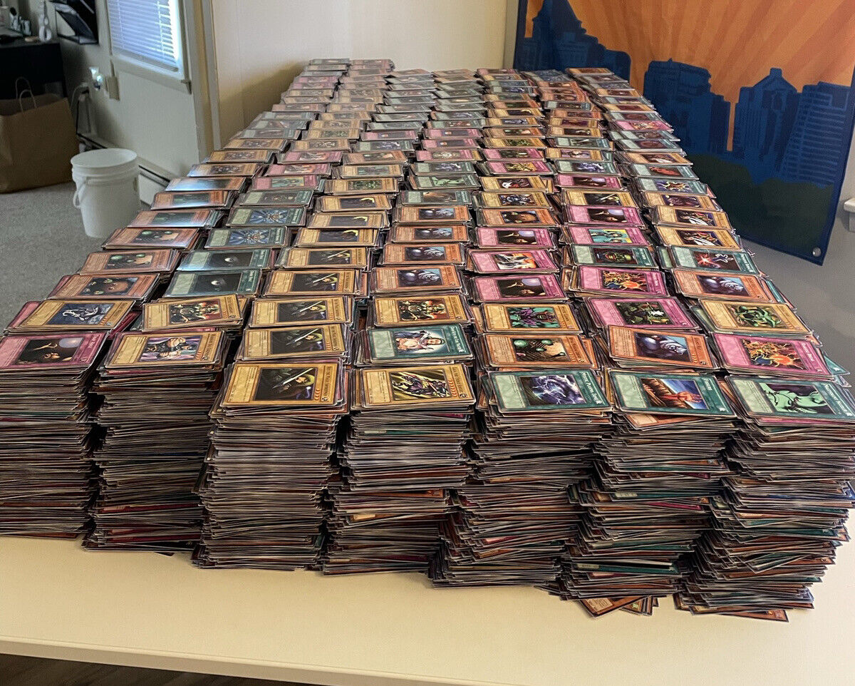 Yugioh 500 Huge Variety Common Lot Collection Mega Tin Vintage to New Sets