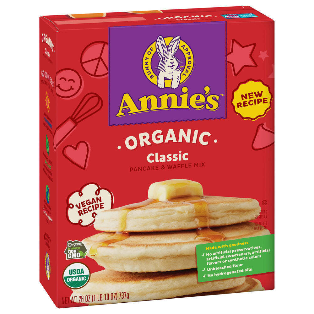 Annie\'S Homegrown  Organic Classic Pancake And Waffle Mix   26 Oz