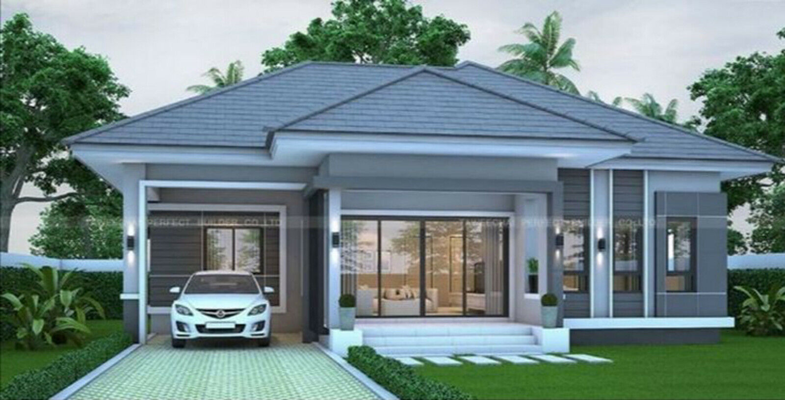 Custom House Home Building Plans 3 BedRoom 2 BathRoom & Garage with CAD file