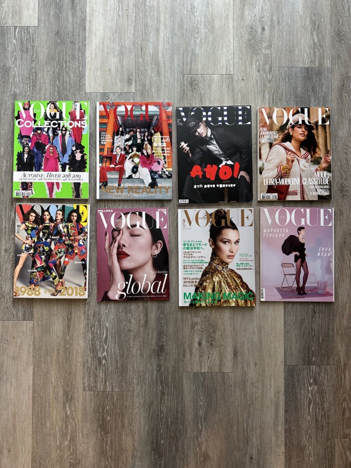 VOGUE Magazine - International Editions - Set of 8