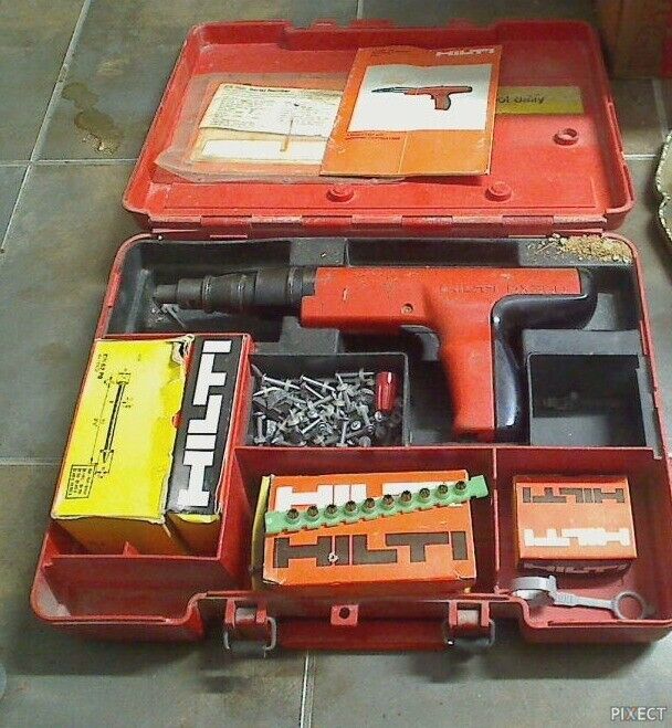 Hilti DX 350 Powder Actuated Nail Gun with Case *Pre-owned*