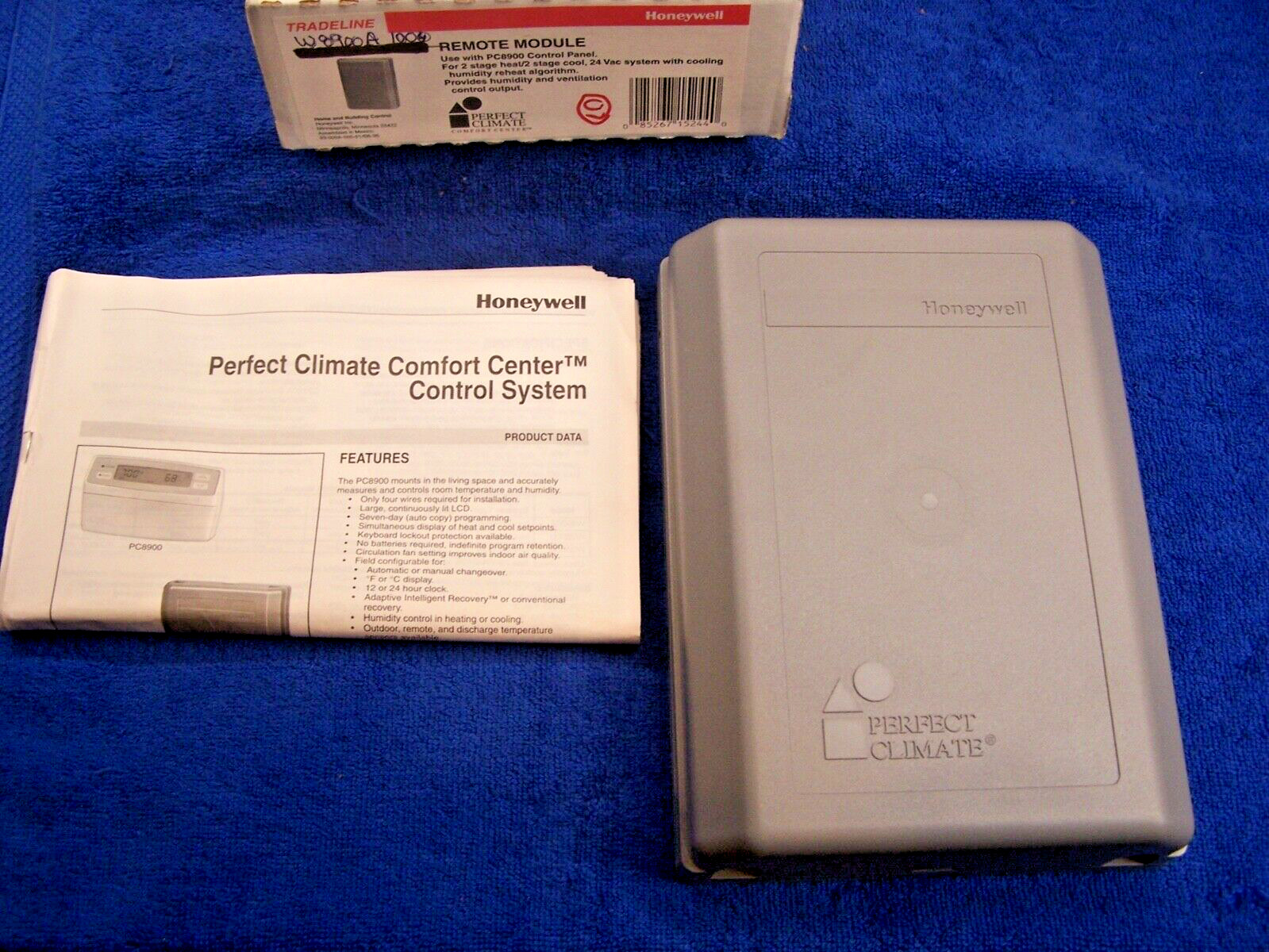 New Honeywell W8900A1004 Remote Module 2 Stage Heat/Cool Conventional 24V