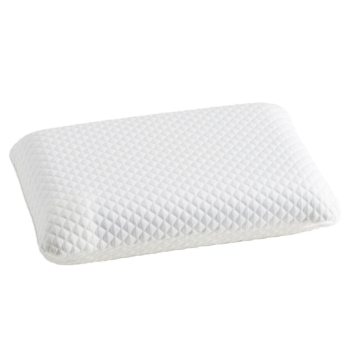 Memory Foam Cooling Pillow Heat and Moisture Reducing Ice Silk Infused 1 Piece