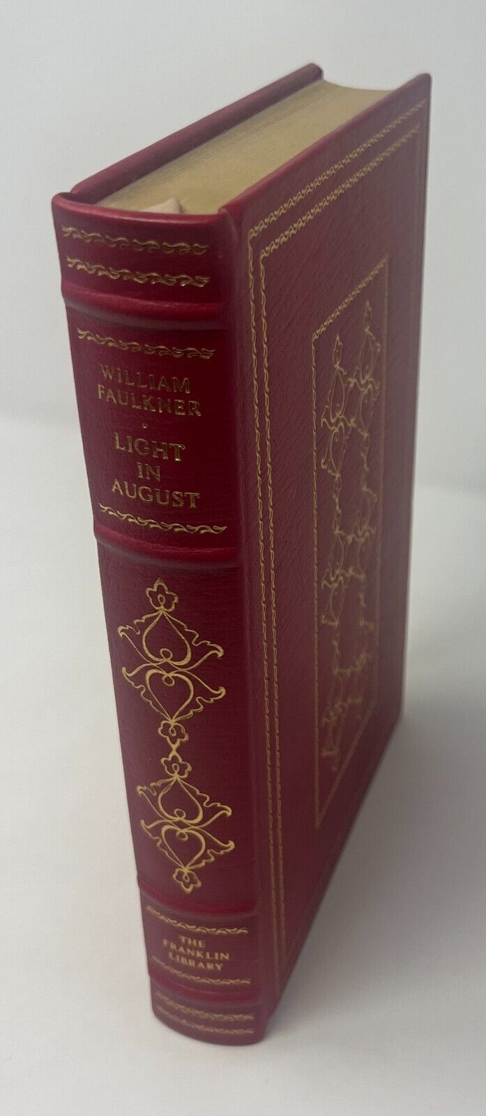 1979 Light In August by William Faulkner Franklin Library Hardcover Book