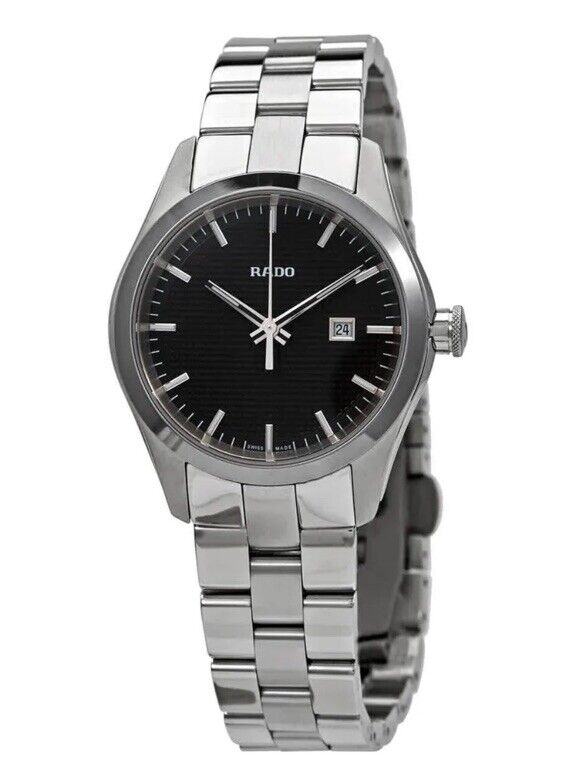 Rado Hyperchrome R32110163 Black Dial Stainless Steel Women's Watch