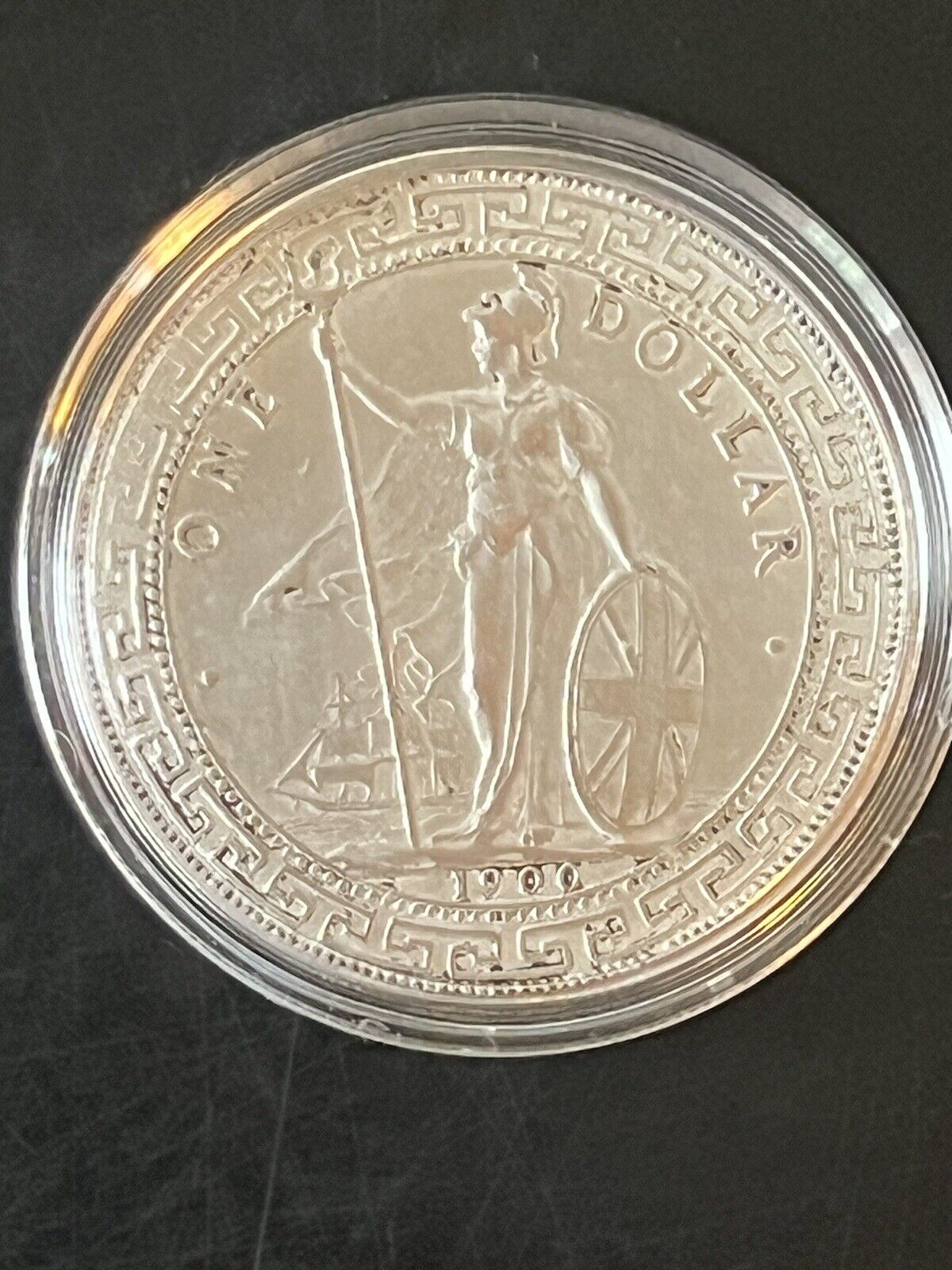 Very Nice 1900 Great Britain Silver Crown Hong Kong/Bombay Trade Dollar