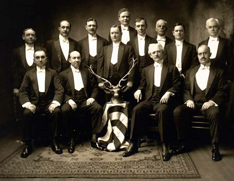 1880-1915 First Officers, Leominster Elks Old Photo 8.5\