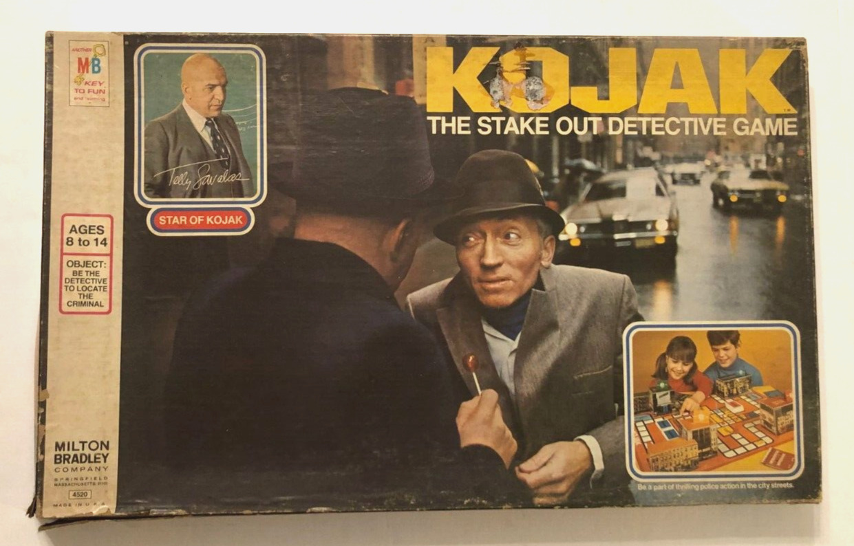 Vintage 1975 Kojak Stake Out Detective Board Game Parts Pieces Replacement Only