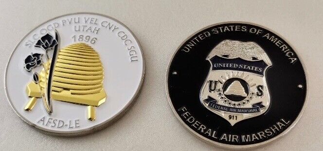 Utah Federal Air Marshal Challenge Coin