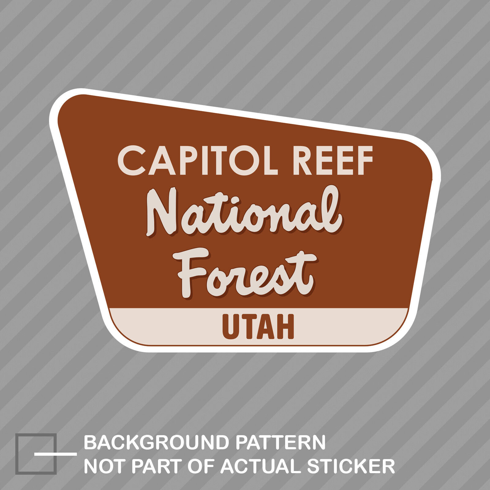 Capitol Reef National Utah Forest ut Sticker utah forest ut explore hike hiking