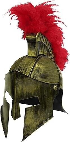 Medieval Gladiator Spartan Helmet LARP Roman Knight Costume Helmet For Cosplay