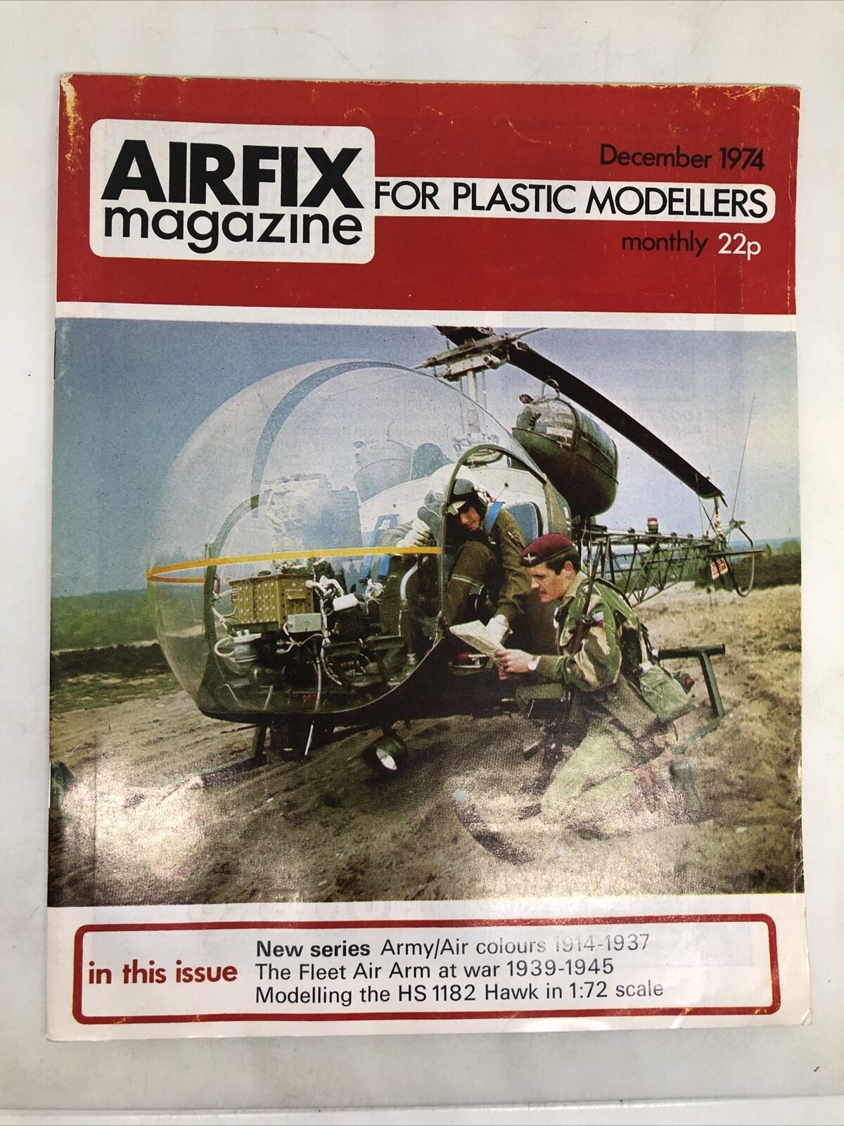 Airfix Magazine December 1974 mbox2328 Army/Air colours 1914-1937