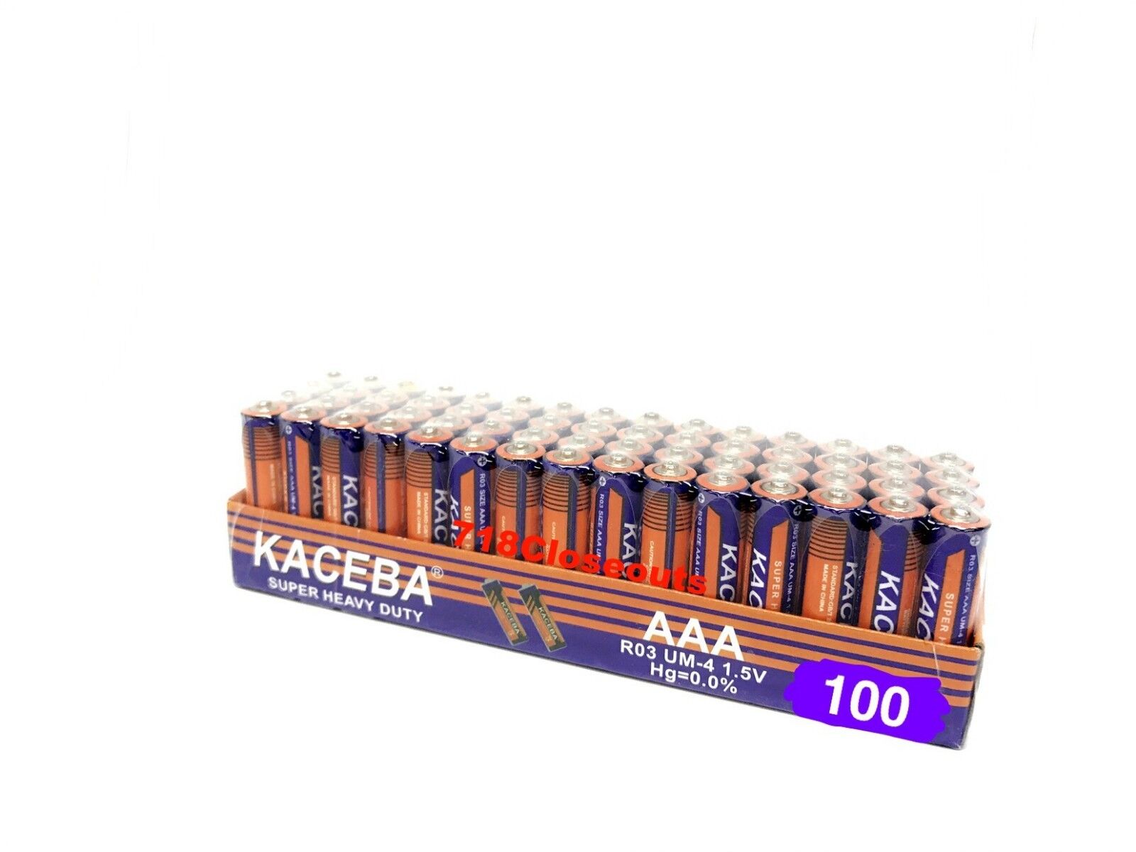 Lot of 100 AAA Batteries EXTRA Heavy Duty 1.5 V Wholesale Lot New Fresh