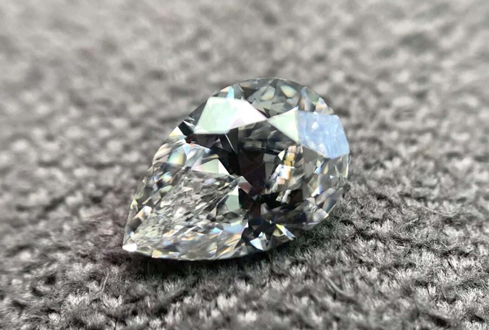 2.00 Ct Lab-Grown Pear Shape VVS1 Clarity White CVD Diamond EGL Loose Gemstone