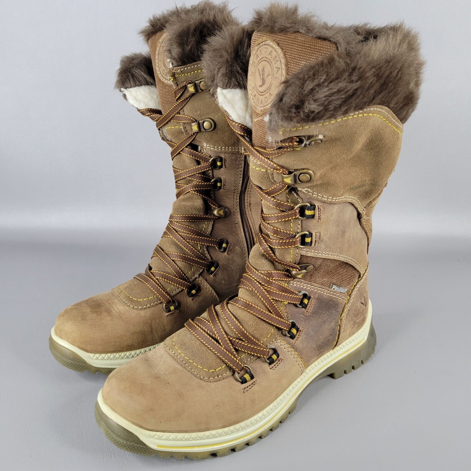 Santana Canada Brown Morella waterproof Winter leather Boot Women’s size 7 US 