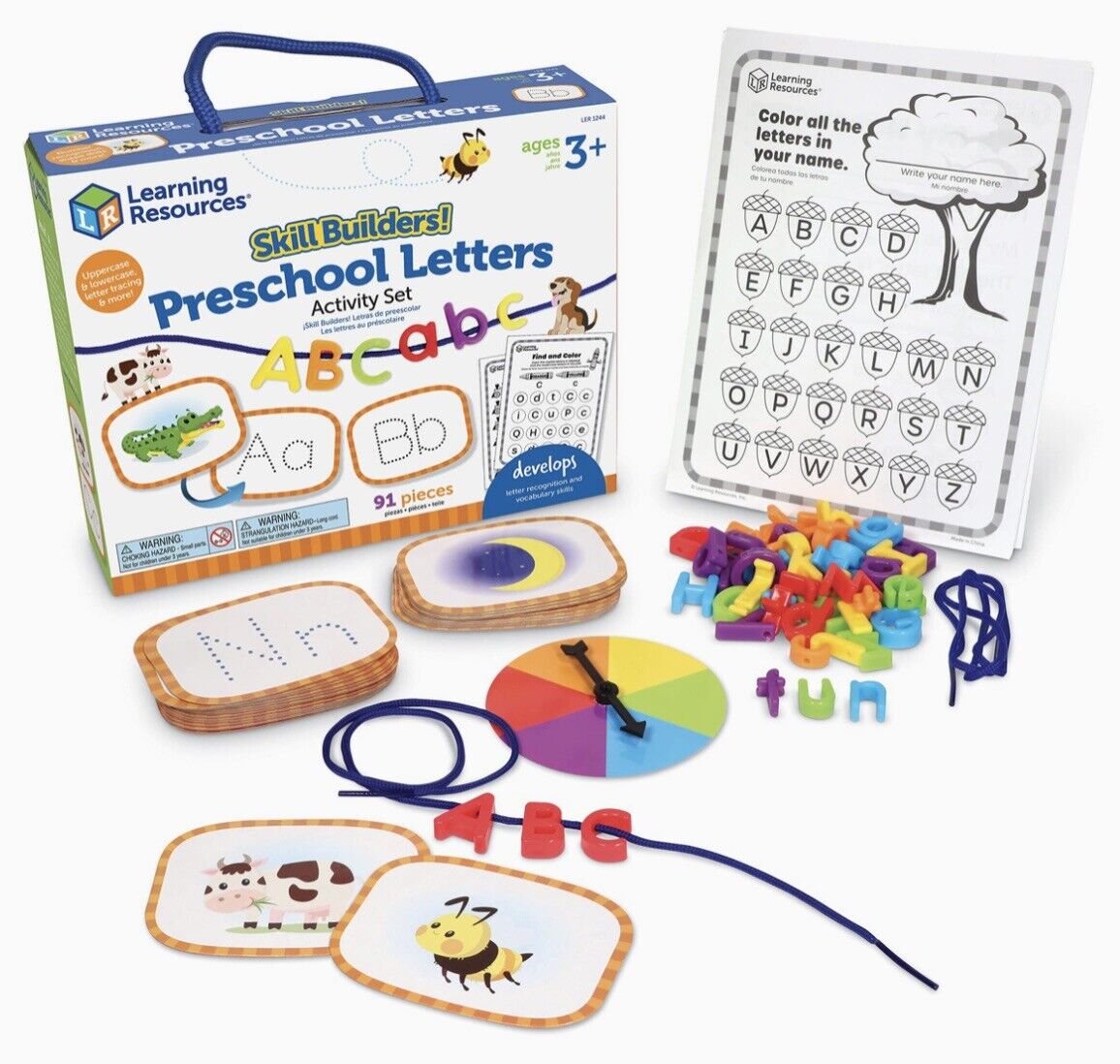 Learning Resources Skill Builders-Preschool Letters-Home/School Readiness 3+