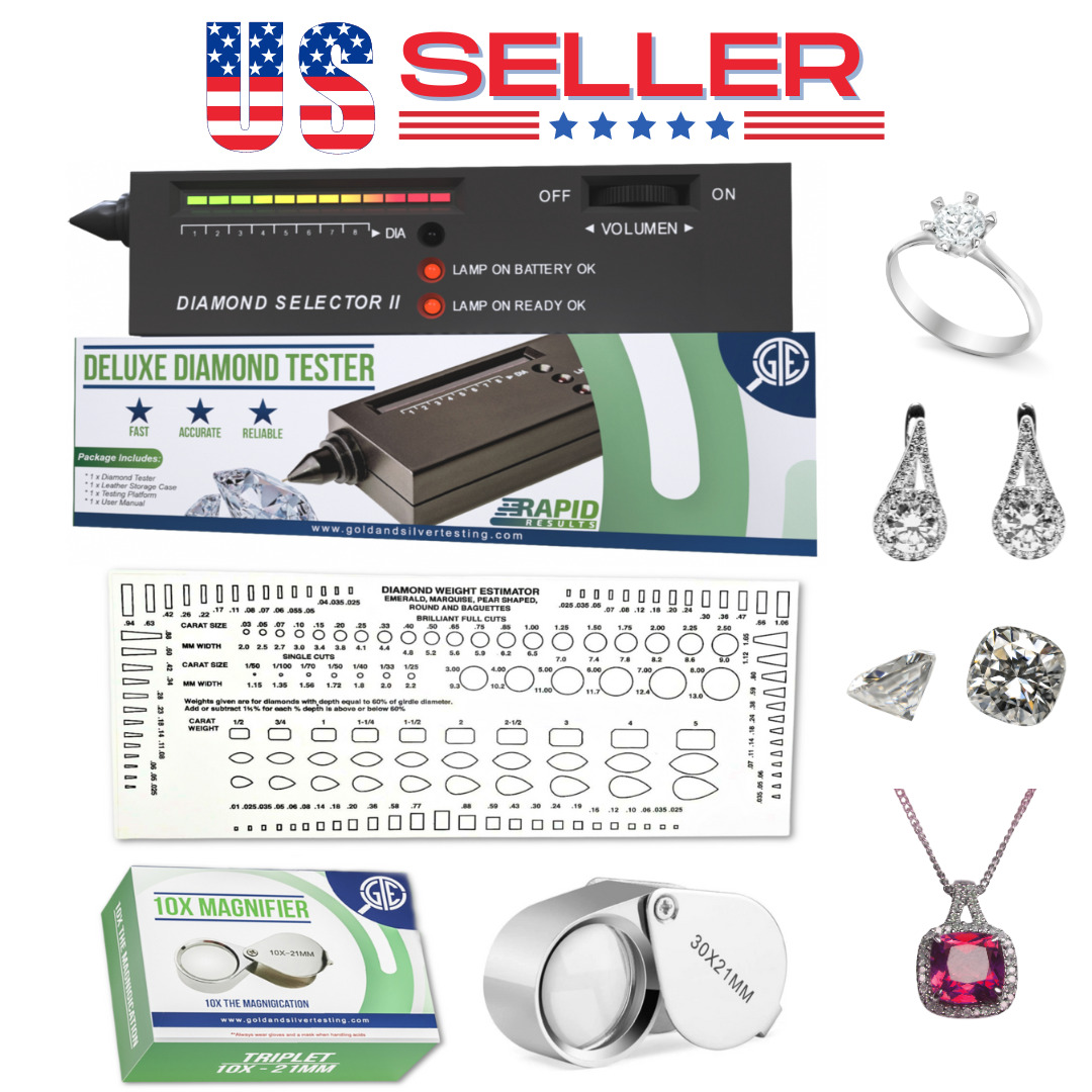 Diamond Tester Selector Gemstone Testing Kit Digital Electronic Magnifier Tool