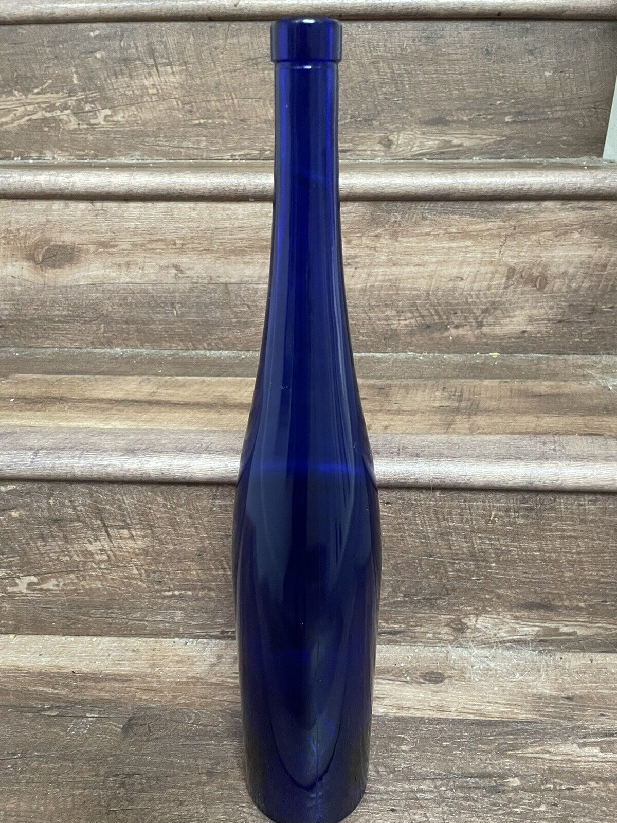 Vtg. Cobalt Deep Blue Large Rare Glass Bottle.19\