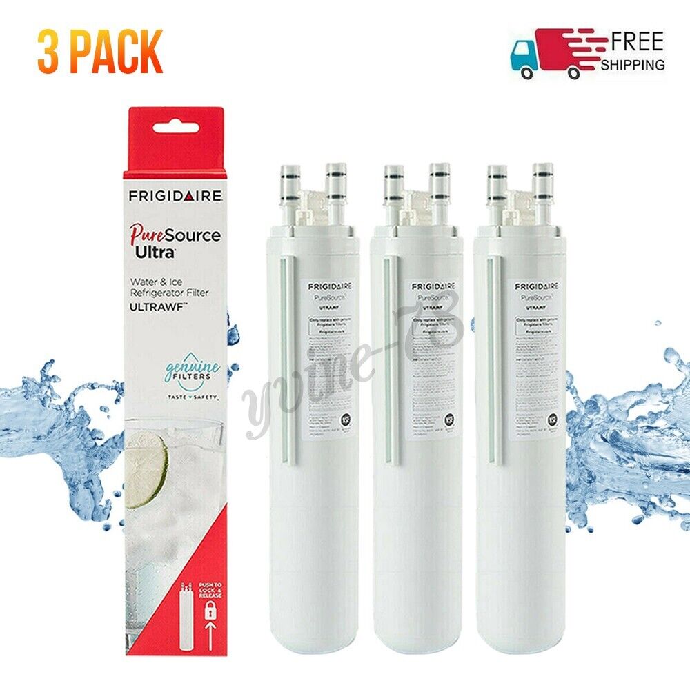 3 Pack ULTRAWF Frigidaire Ultra PureSource Refrigerator Water Filter US Stock