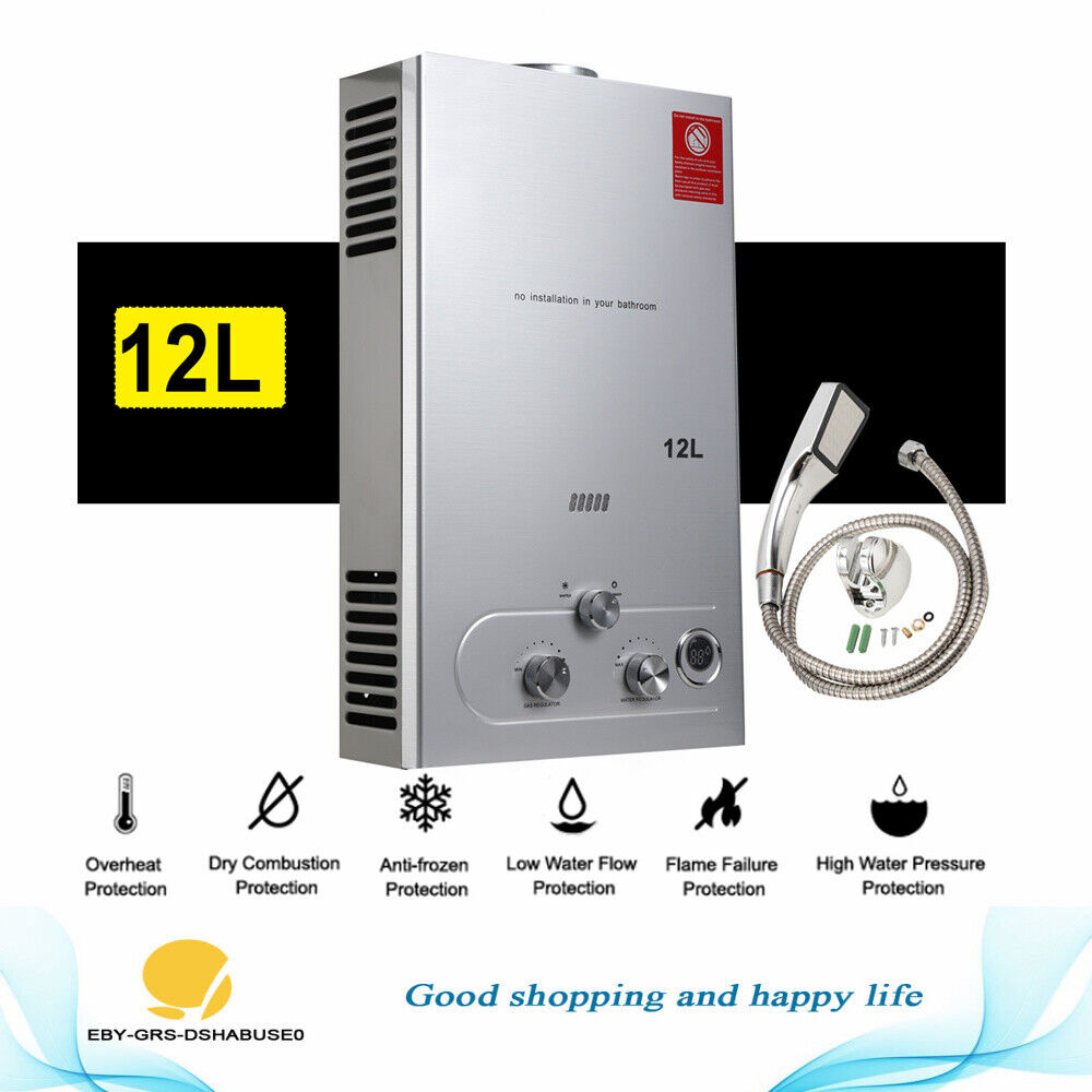 12L 24KW LPG Gas Propane Instant Tankless Hot Water Heater for Your Cute Pets