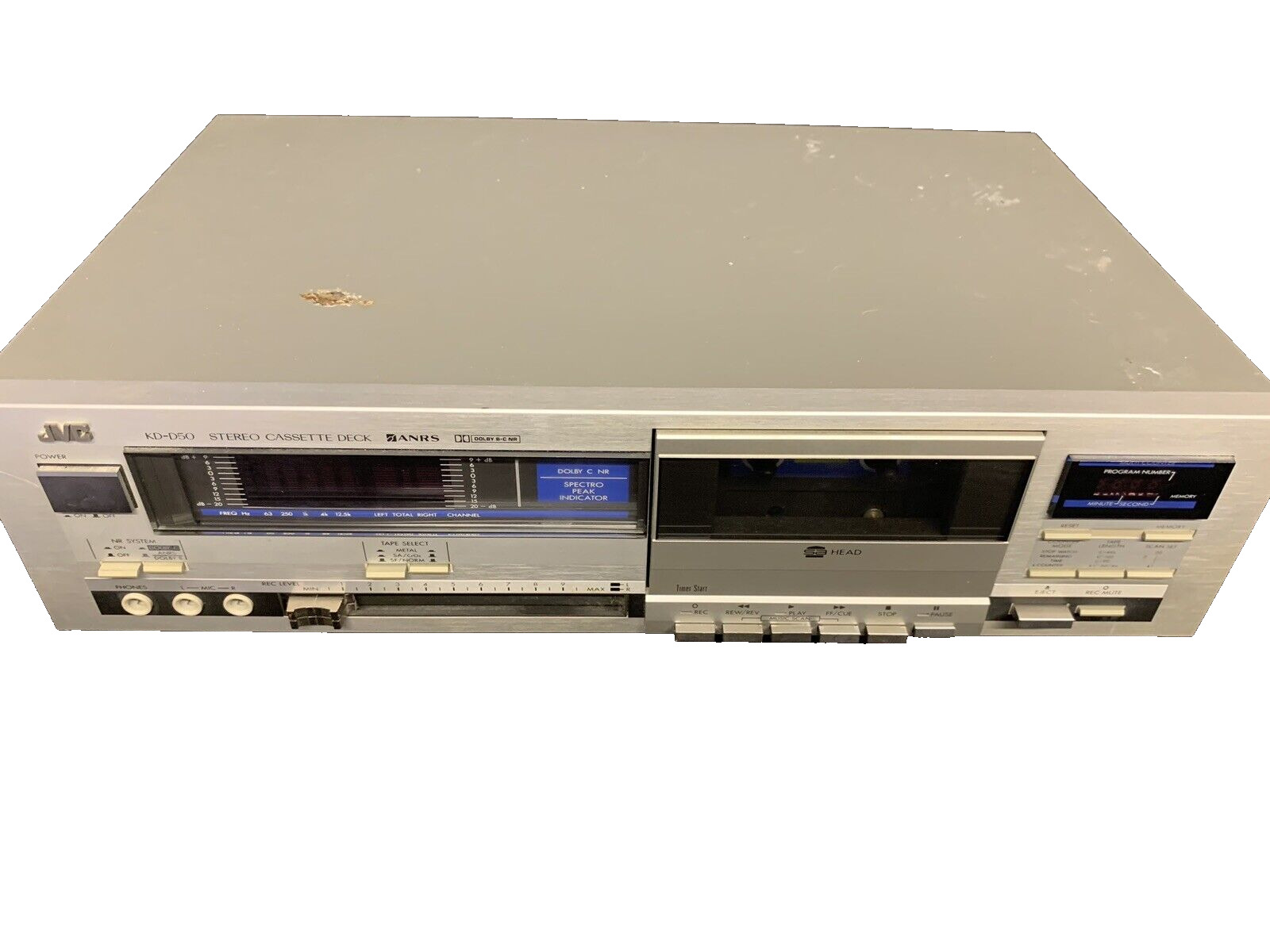 Jvc KD-D50 Vintage Cassette Deck/ Tested/ Working Plays Cassettes