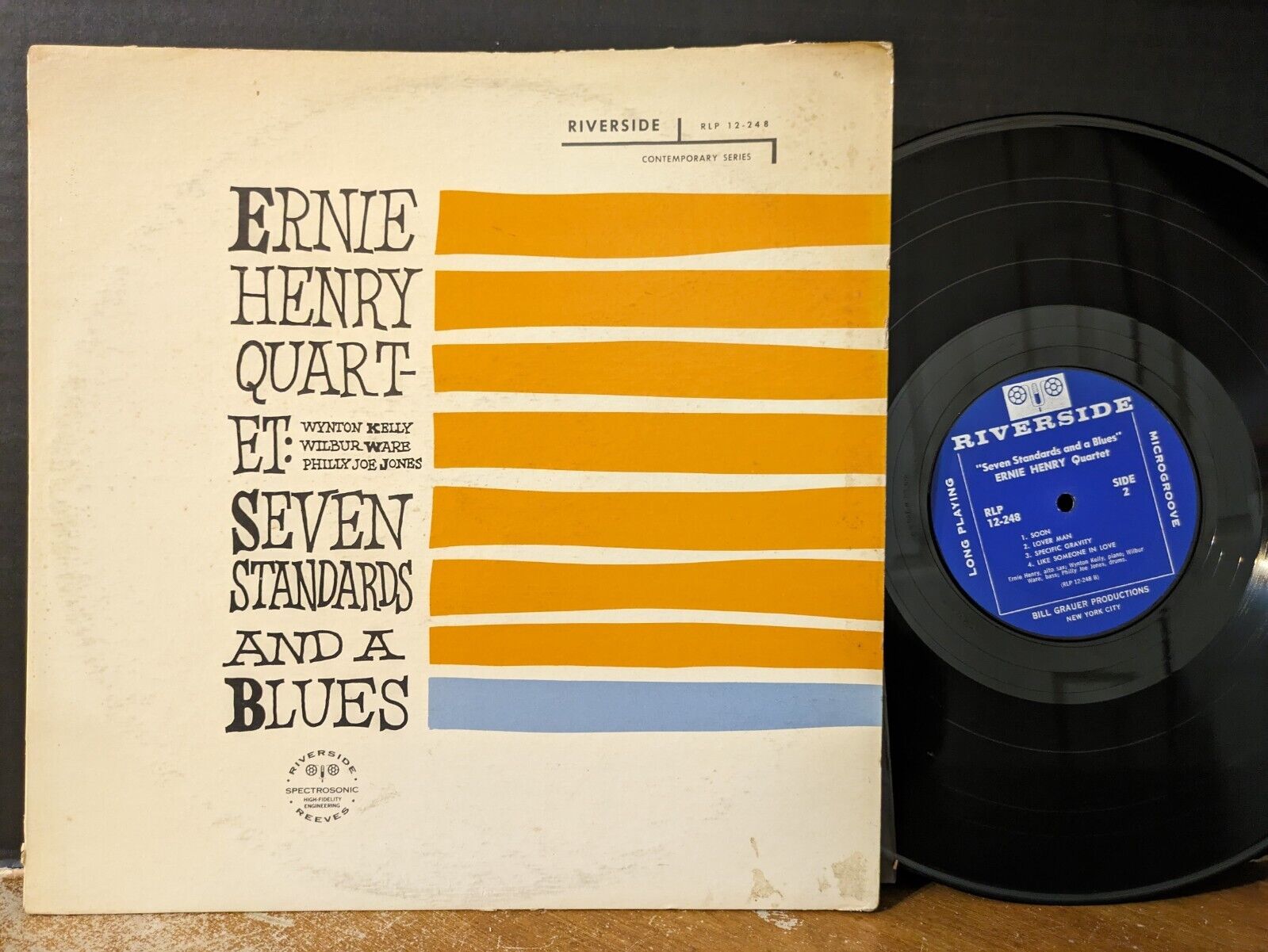 Ernie Henry – Seven Standards And A Blues 1957 Wynton Kelly Philly Joe Jones LP