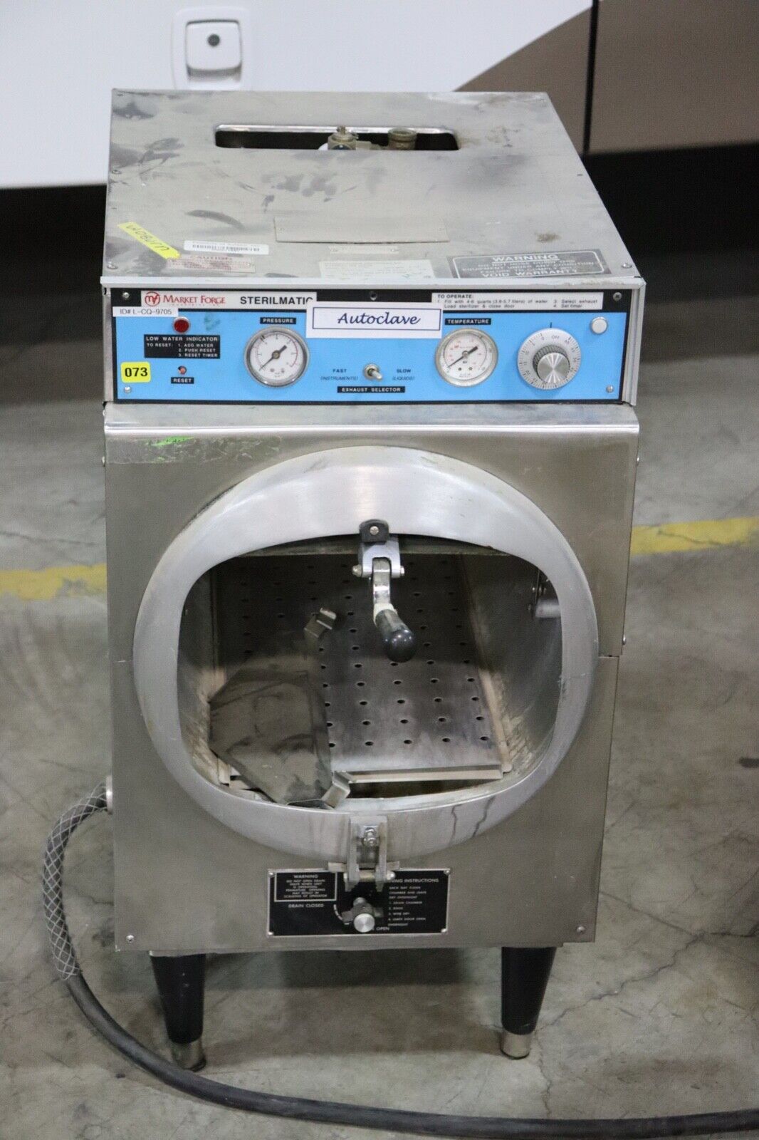 Market Forge sterilmatic STME Autoclave sterilizer 2006 WORKING