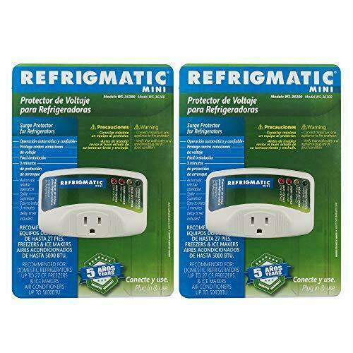 Refrigmatic WS-36300 Electronic Surge Protector for Refrigerator – Up to 27 cu.