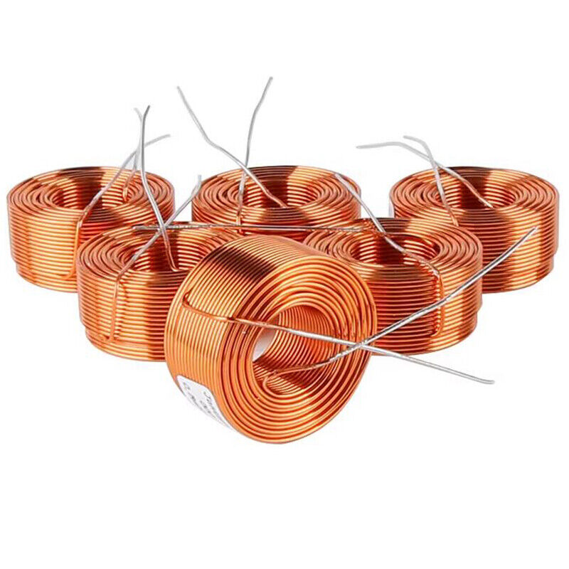 Dia 0.5-2.5mm Speaker Crossover Inductor 4N Oxygen-Free Copper Coil 0.1mH~4.1mH 