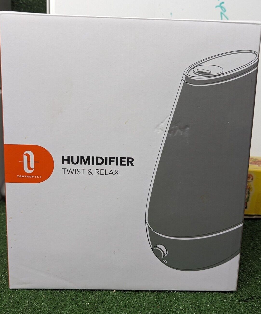 TaoTronics 1.8L Quiet Ultrasonic Cool Mist Humidifier TT-AH026. New In Box
