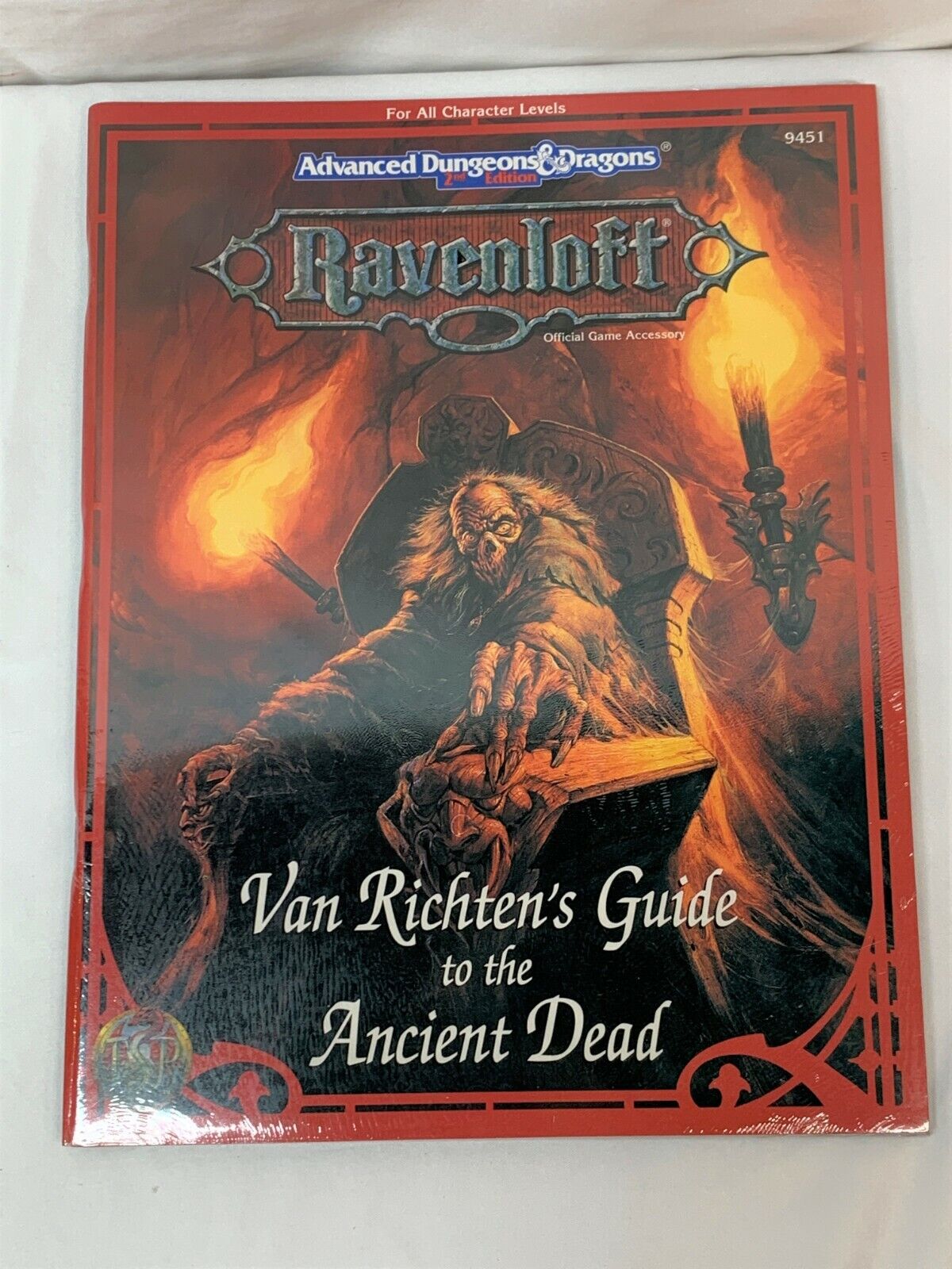 Ravenloft Van Richten's Guide to the Ancient Dead AD&D 2nd Edition 1994 Sealed