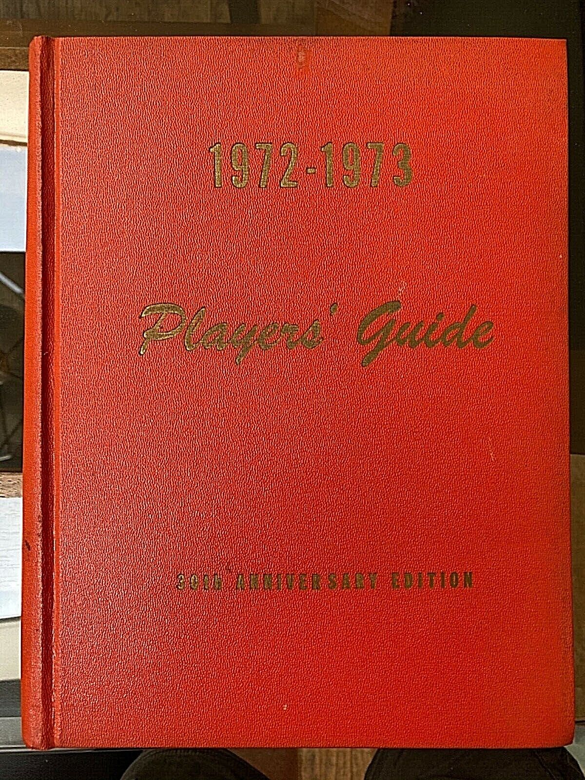 1972 Players Guide Guild SAG TV Stage Movie Actor Agency Casting Director Stars