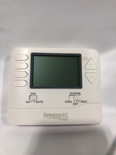 breeze33 BZ33-201P Wired Thermostat Programmable 2 Heat / 1 Cold 5-1-1 7 Day