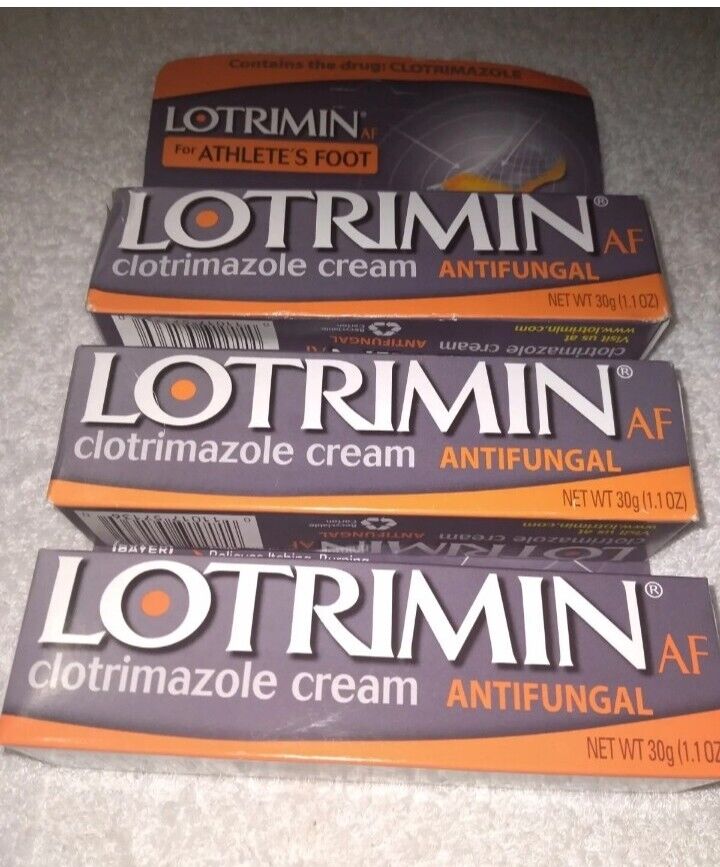 3 Pack Lotrimin AF Antifungal Cream 30g (1.1 Oz) Athlete’s Foot, Exp 05/24