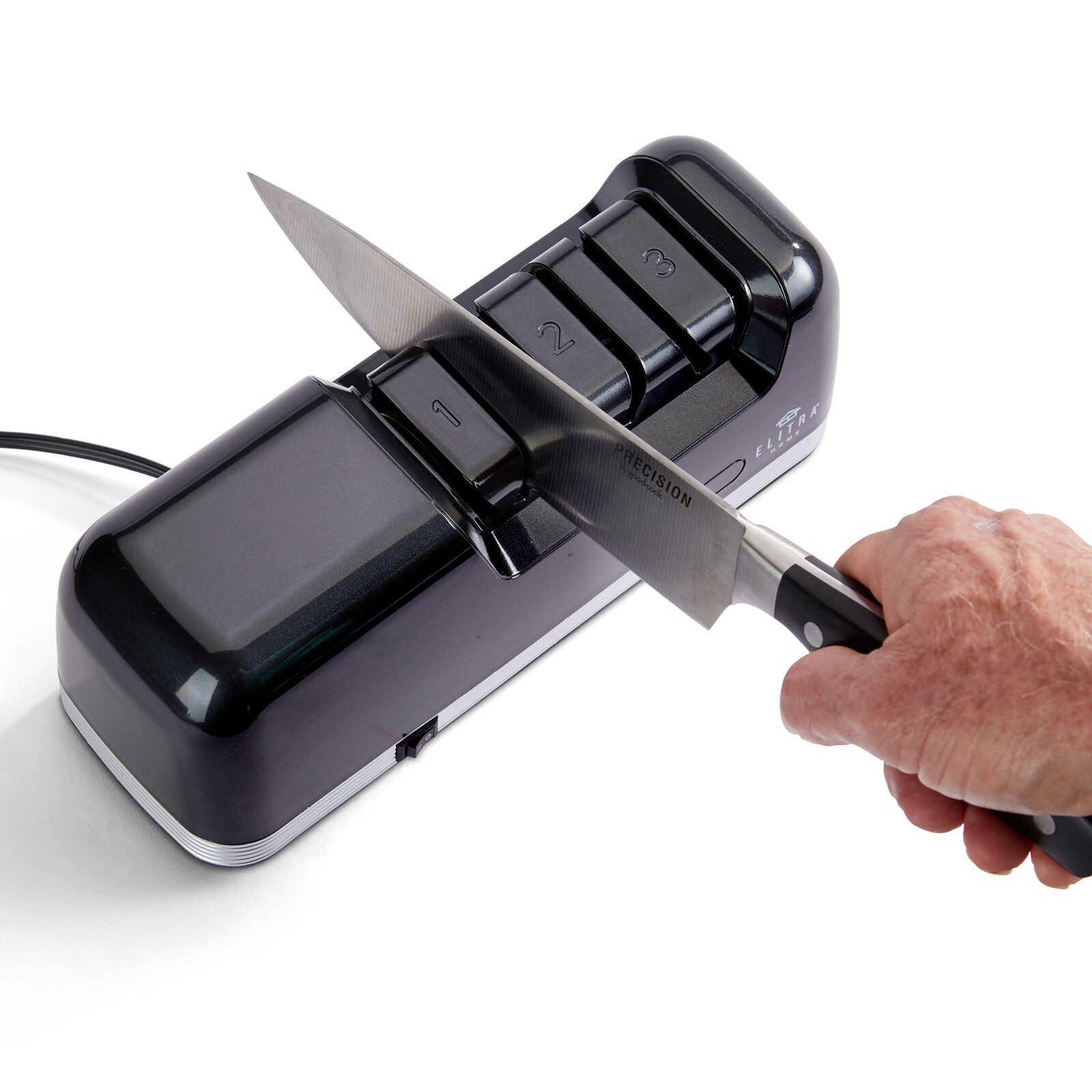 ELITRA HOME Professional Electric Knife Sharpener, 3 Stage Chef Knife Sharpening