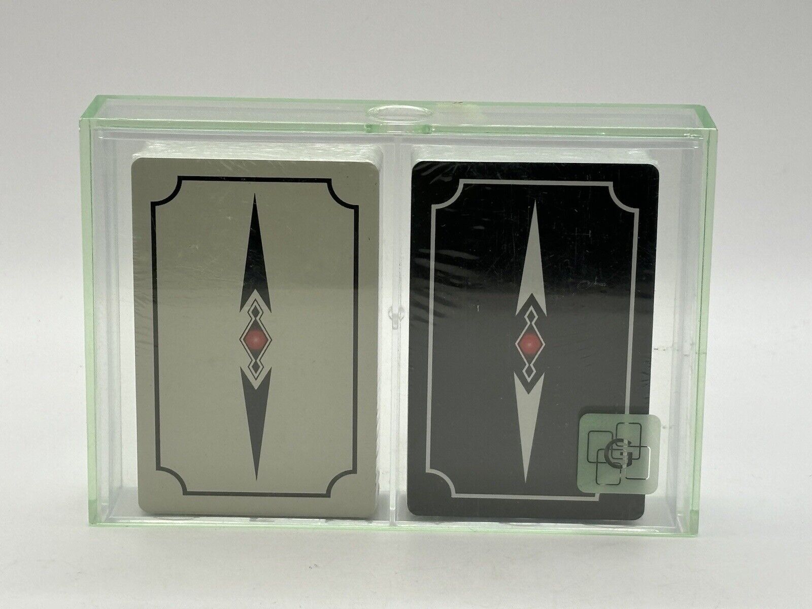 Gemaco Acrylic Sliding Case Set Of 2 New Sealed Playing Cards Stilleto Design