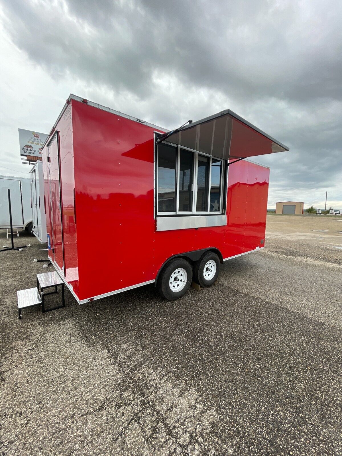 NEW 2024 8X16 ENCLOSED CONCESSION MOBILE KITCHEN FOOD TRAILER, CUSTOM BUILD