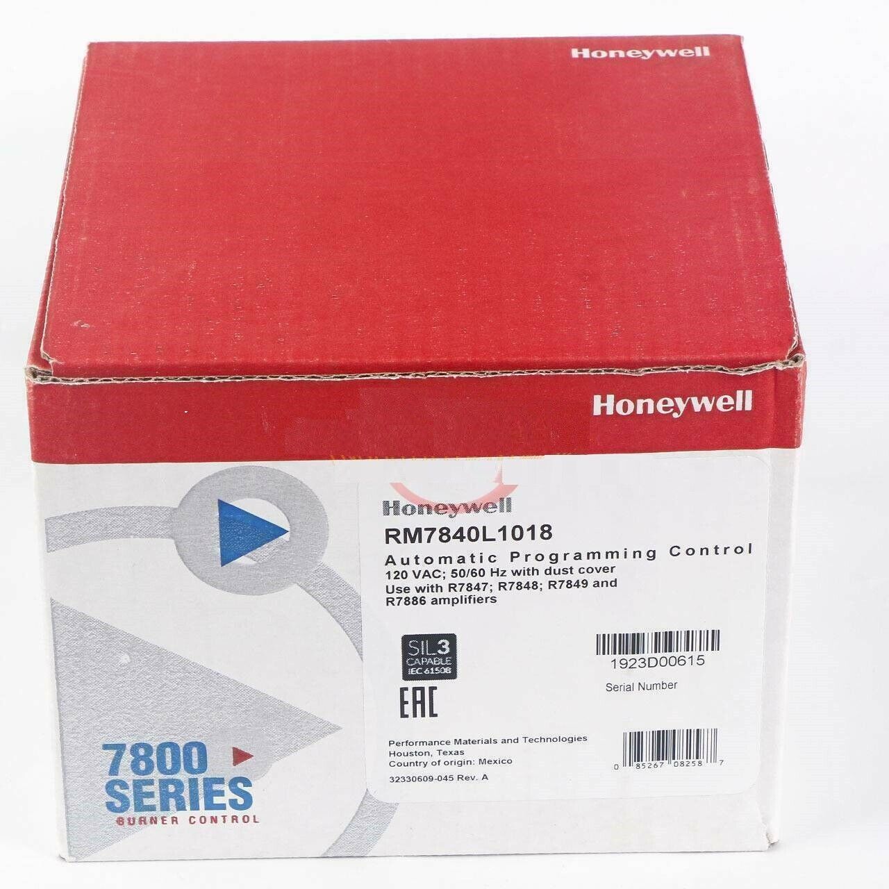 New In Box Honeywell RM7840L-1018 Burner Control RM7840L1018 Expedited Shipping