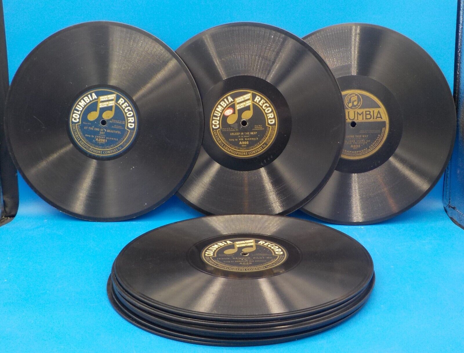 Random Lot of 12- 1910s -1950s  POPULAR (POP) 78 RPM Records 