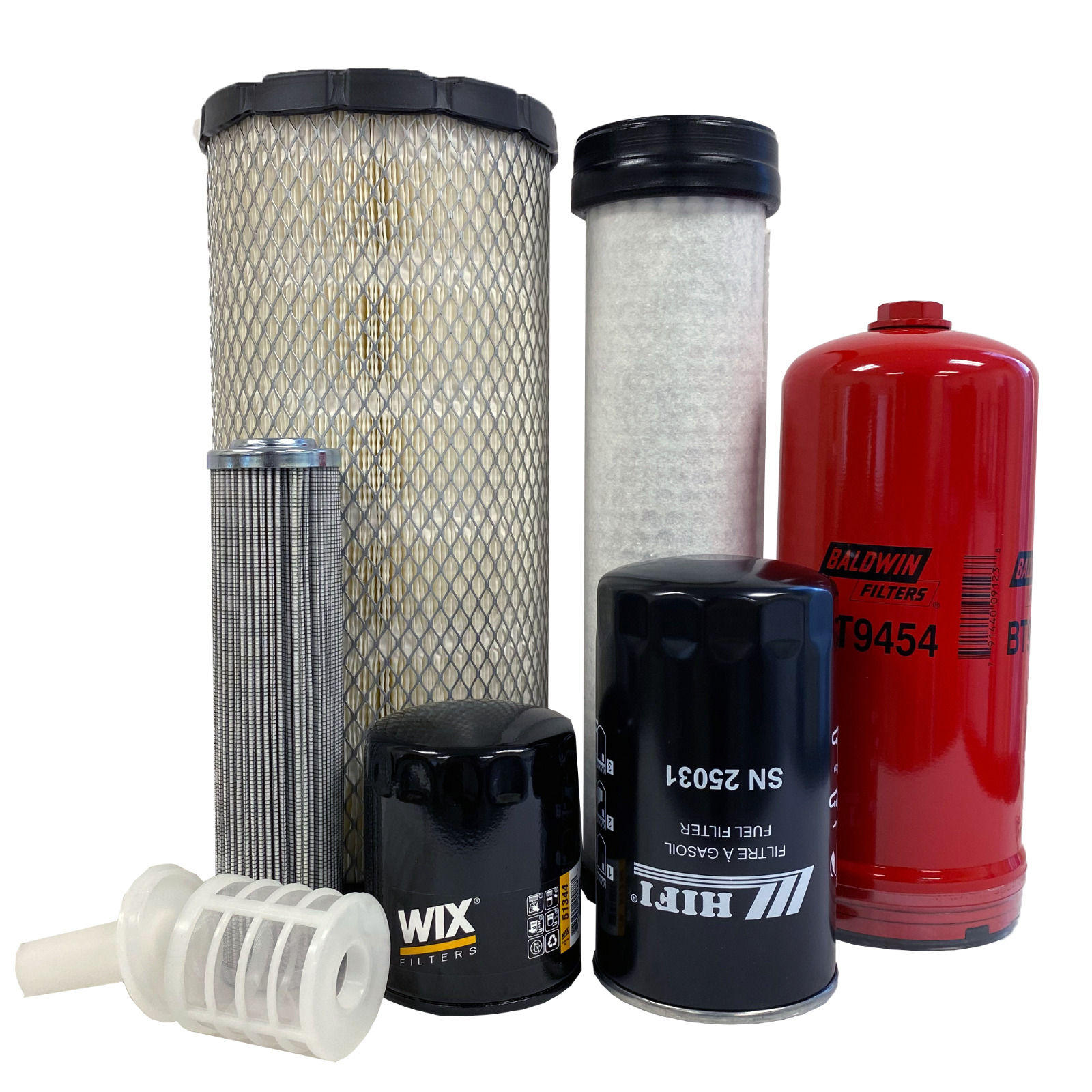 CFKIT Maint Filter Kit Compatible with Takeuchi TL150 Loaders w/ 4TNV106T Eng.