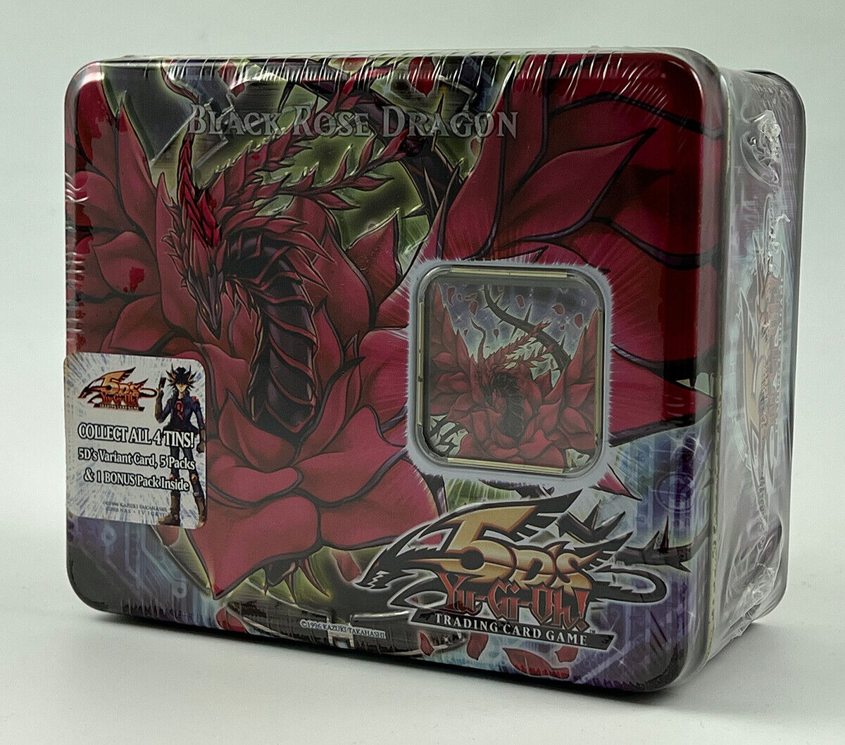 Yu-Gi-Oh Cards - 2008 Collectors Tin - BLACK ROSE DRAGON - New Factory Sealed