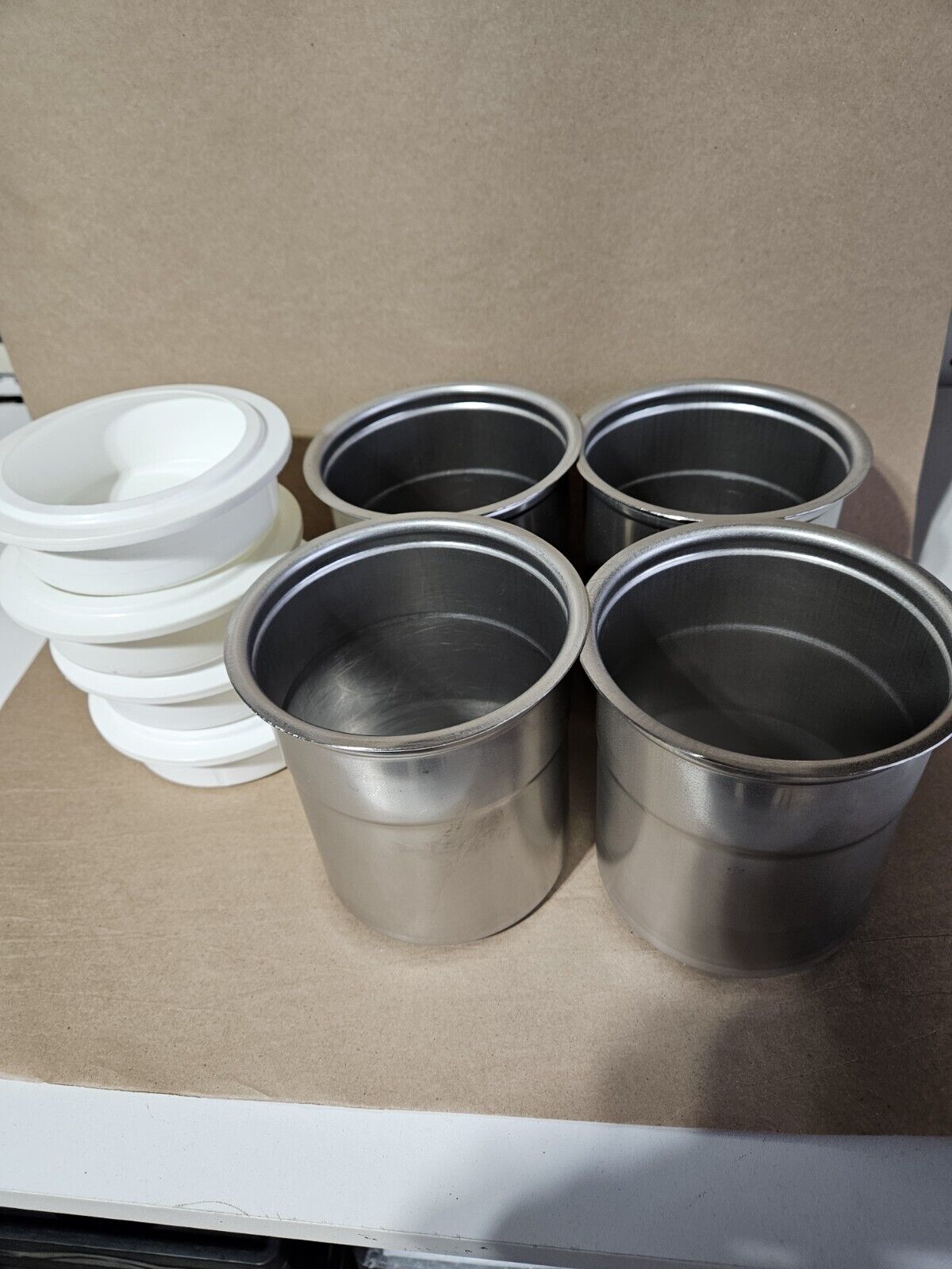 Pacotizing Beakers with Lids (Set of 4) for the Pacojet 1, 2,  or 2 Plus