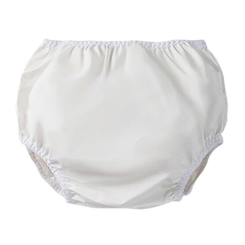 1/2/10PCS Adult Plastic Pants White EVA Waterproof Incontinence Underpants