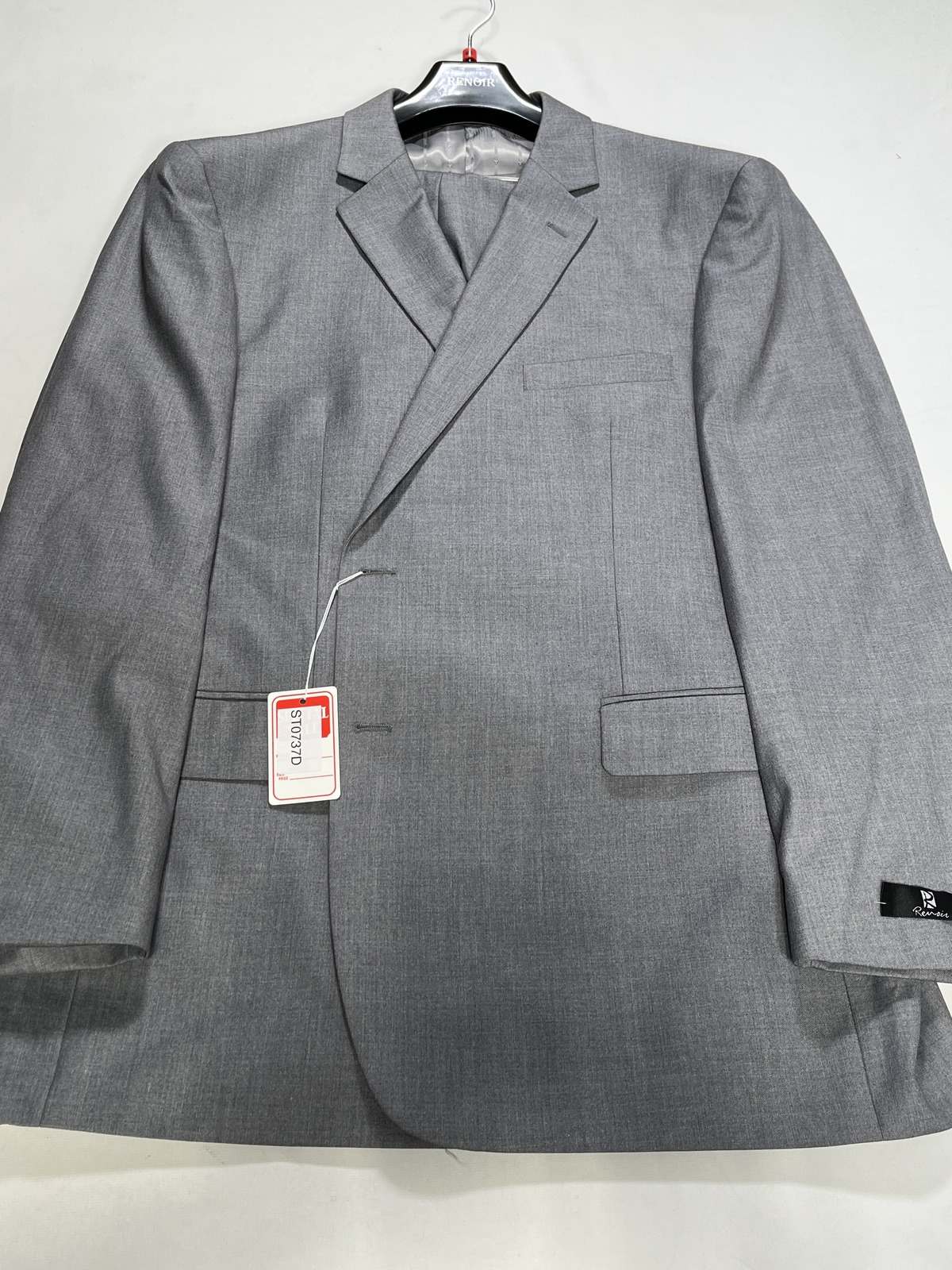 Men Renoir Gray 2 Piece Suit Size 50L 44W NEW