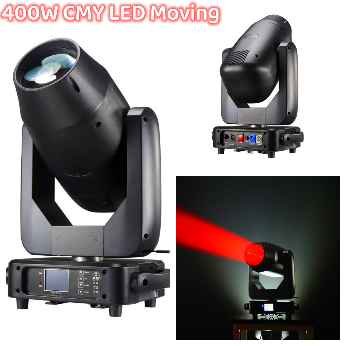 US 400W 3in1 CMY Led Moving Head Light Beam Spot Wash CTO Stage DJ Lighting