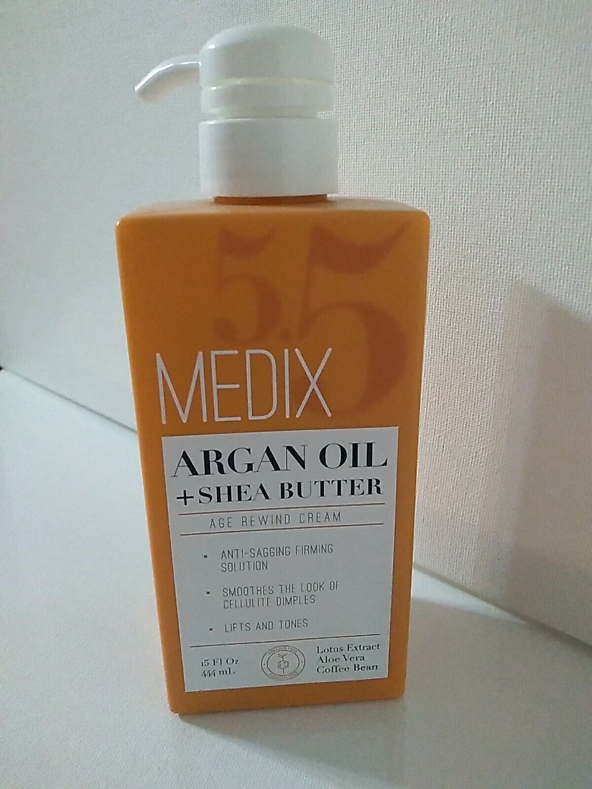 MEDIX 5.5 Argan Oil + Shea Butter AGE REWIND Anti Sagging Firming Cream 15 FL OZ