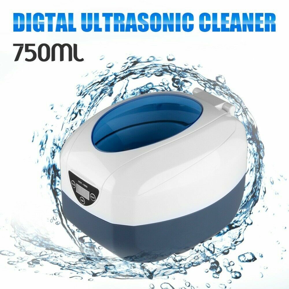 750ml Digital Ultrasonic Cleaner Ultra Sonic Jewellery Cleaning Timer Heater