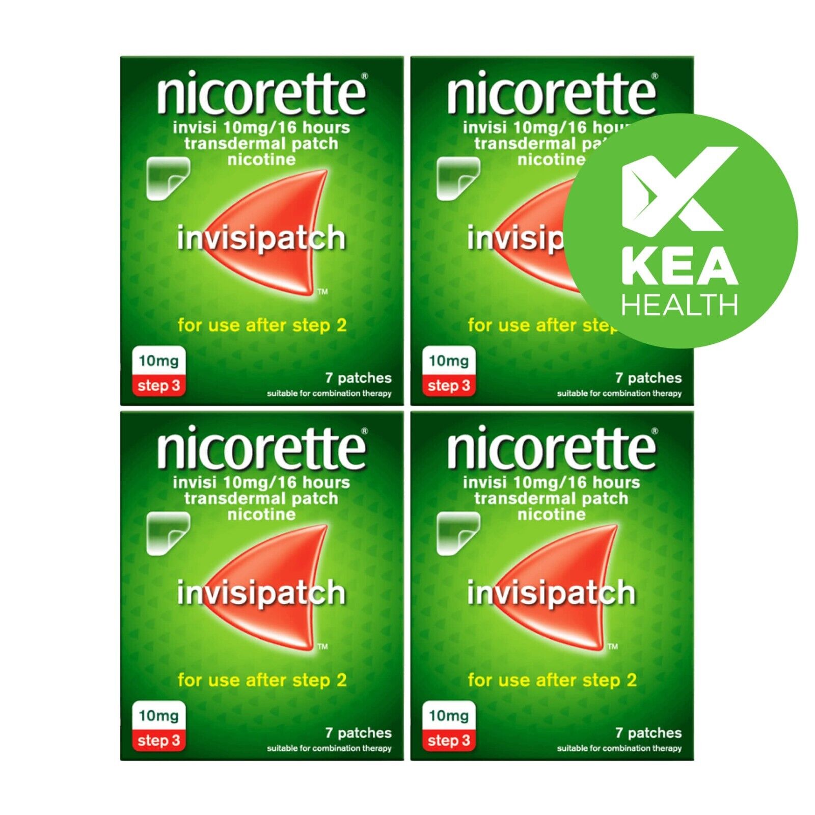 Nicorette Invisipatch Step 3 10mg - 28 Pieces - 4 boxes - Free US Shipping