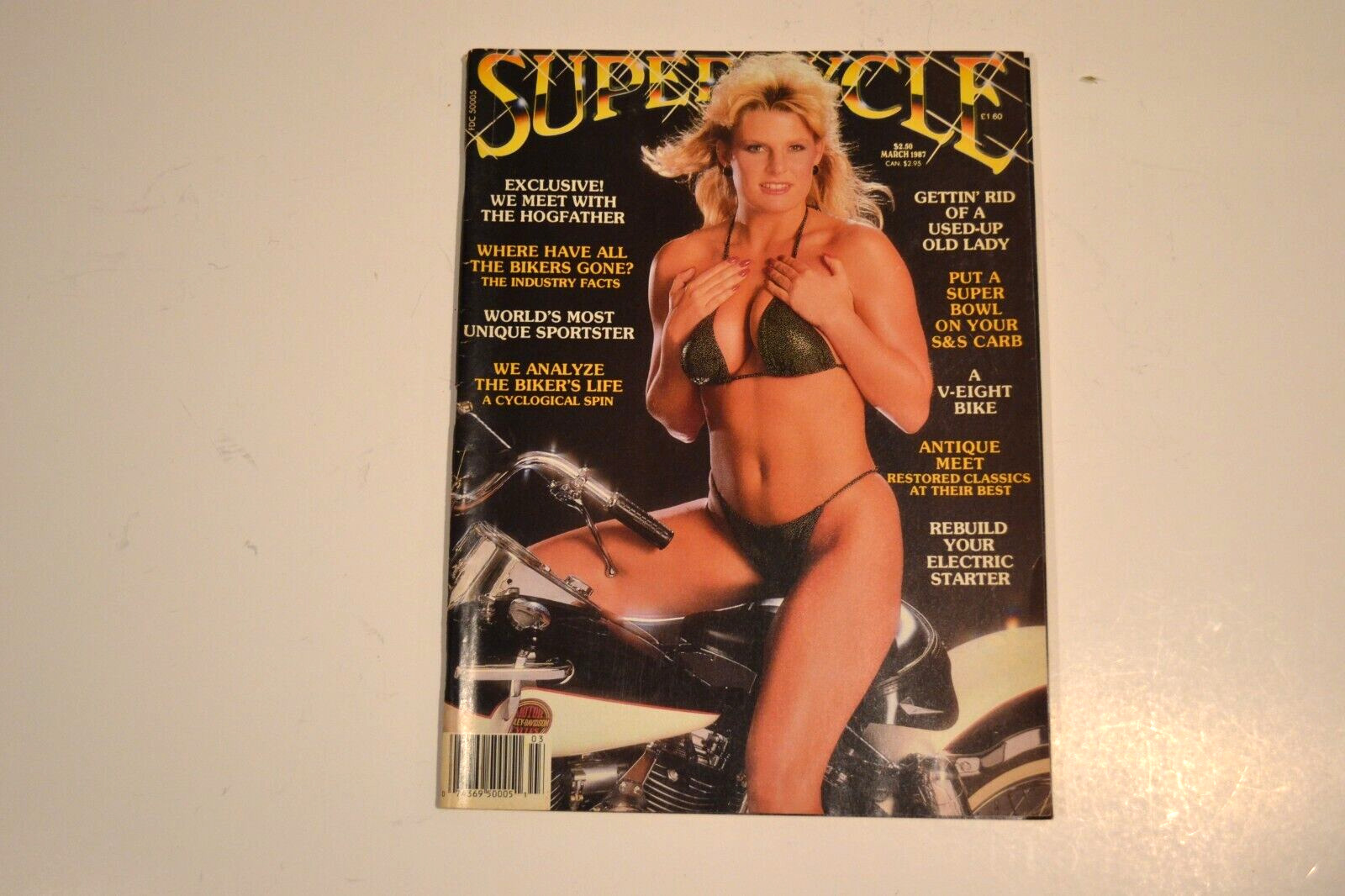 March 1987 Super Cycle  Vintage Motorcycle Magazine